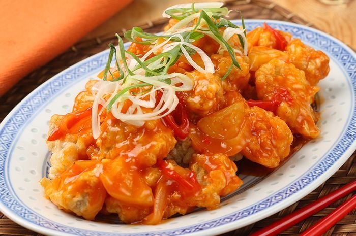 NASI + CHICKEN ASAM MANIS