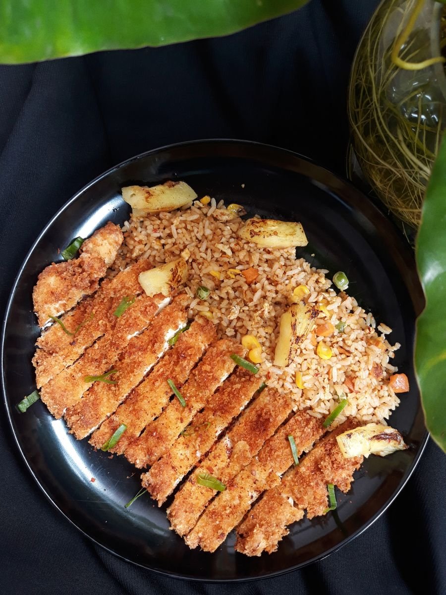NASI GORENG + CHICKEN KATSU